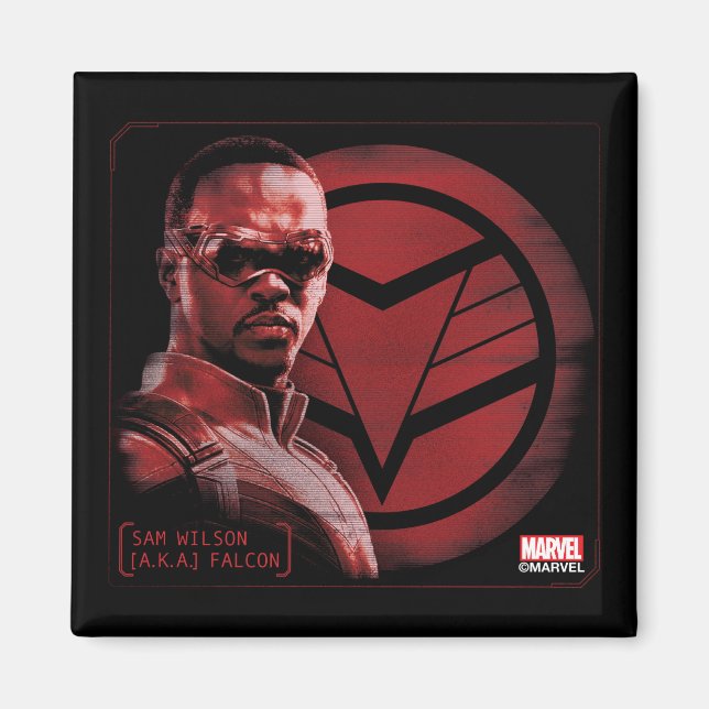 Sam Wilson A.K.A. The Falcon Magnet (Front)