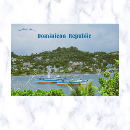 Samana Dominican Republic  Postcard
