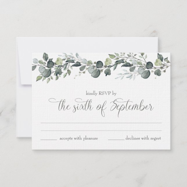 Samantha & Michael RSVP Card (Front)