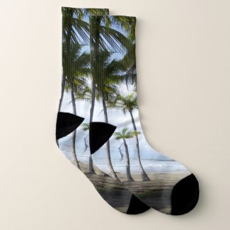 Sámara Beach All Over Print Socks