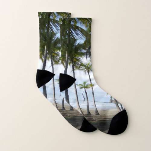 Smara Beach All Over Print Socks