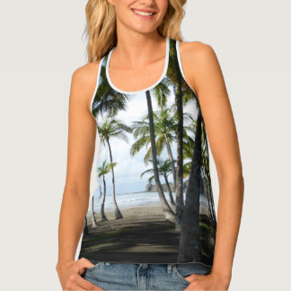 Sámara Beach All-Over Print Tank Top