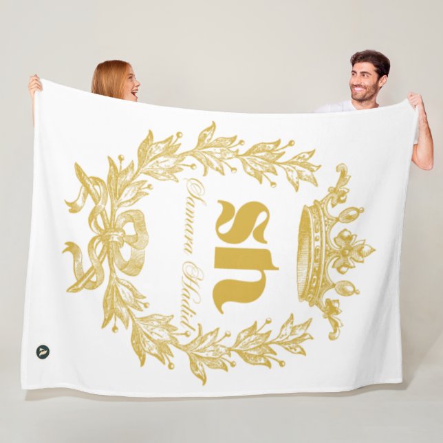 #SamaraHadidFleeceBlanket Fleece Blanket (In Situ)