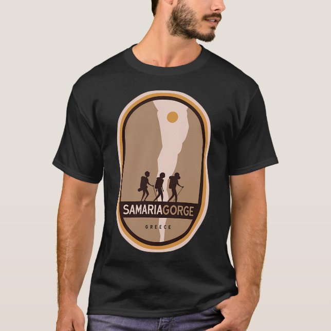 Samaria Gorge  Greece T-Shirt (Front)
