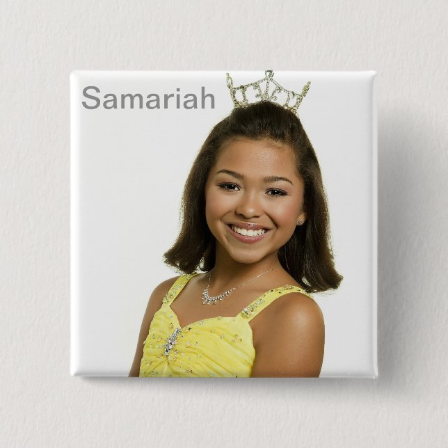 Samariah Pinback Button (Front)