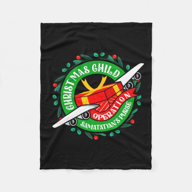 Samaritan's Purse Operation Christmas Child Meme C Fleece Blanket (Front)