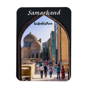 Samarkand, Uzbekistan - Necropolis of Shah-i-Zinda Magnet