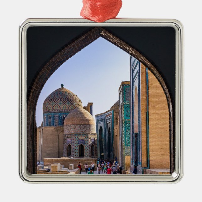 Samarkand, Uzbekistan - Necropolis of Shah-i-Zinda Metal Ornament (Front)