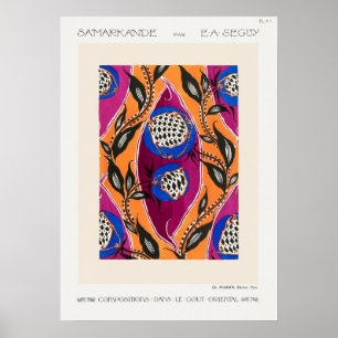 Samarkande Flower market Wall Decor