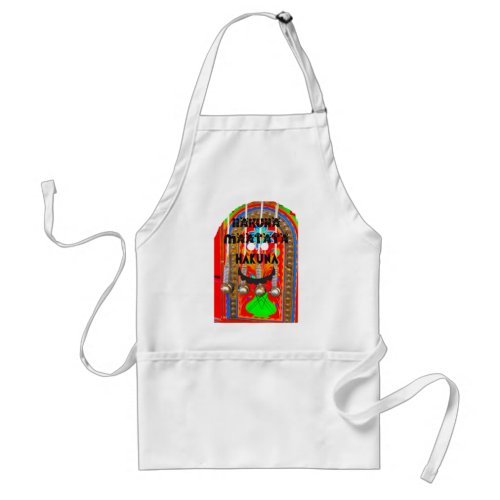 Samba Carnival colors Hakuna Matata blingspng Adult Apron