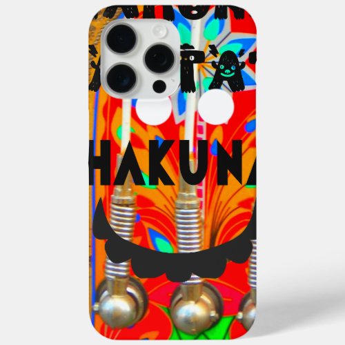 Samba Carnival colors Hakuna Matata blingspng iPhone 15 Pro Max Case