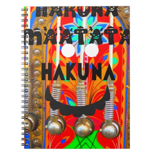 Samba Carnival colors Hakuna Matata blingspng Notebook