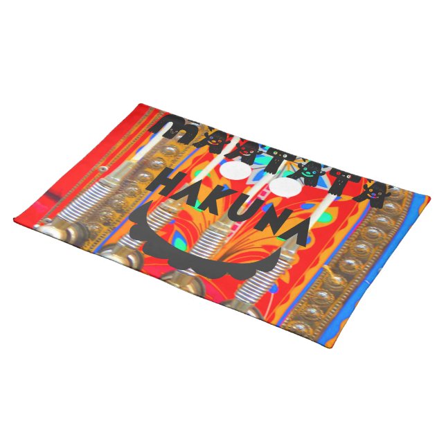 Samba Carnival colors Hakuna Matata blings.png Placemat (On Table)
