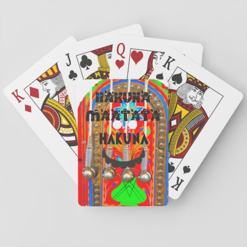Samba Carnival colors Hakuna Matata blingspng Poker Cards
