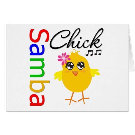 Samba Chick Cards (Front Horizontal)