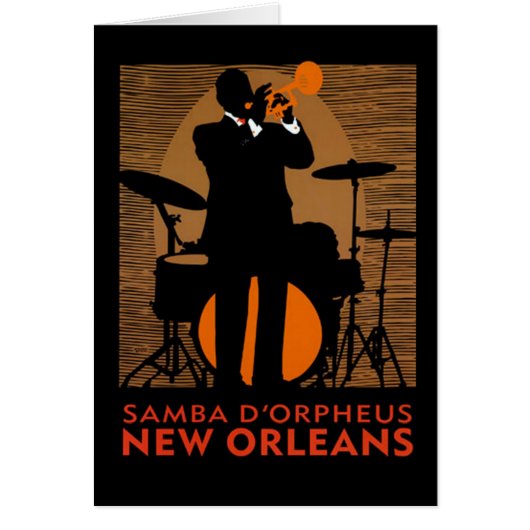 Samba D'Orpheus New Orleans Cards (Front)
