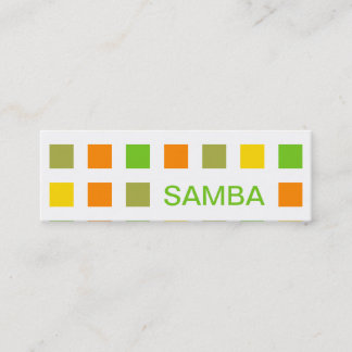 SAMBA (mod squares) Mini Business Card