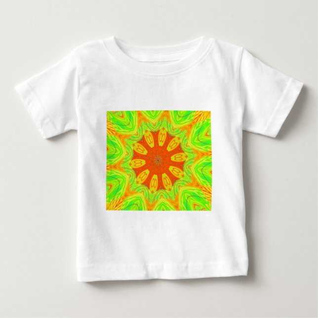Samba Motif Art Print Baby T-Shirt (Front)