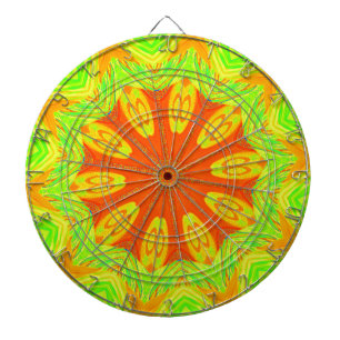 Samba Motif Art Print Dartboard
