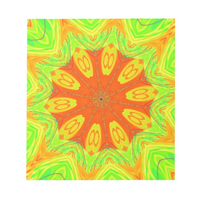 Samba Motif Art Print Notepad (Front)