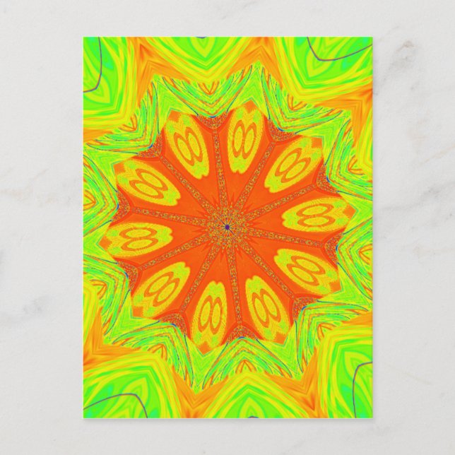 Samba Motif Art Print Postcard (Front)