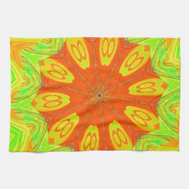 Samba Motif Art Print Towel (Horizontal)