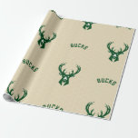 Sambhur Logo with BUCKS in Hive Background  Wrapping Paper