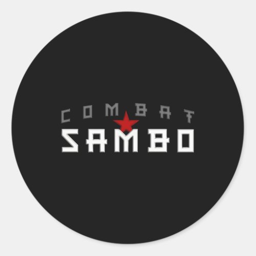 Sambo Classic Round Sticker