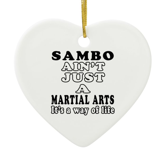 Sambo Martial arts" Ain't Just A Martial Arts Ornaments