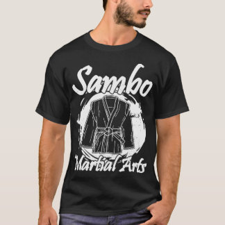 Sambo wrestling martial arts Russia martial T-Shirt