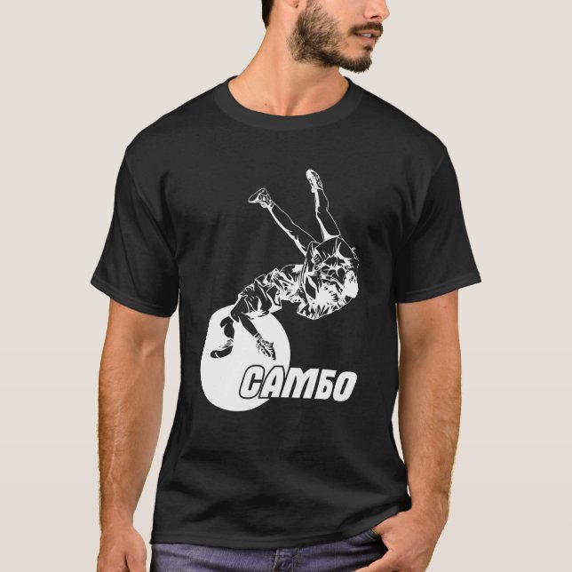 Sambo Wrestling Martial Arts Russia Martial T-Shirt (Front)