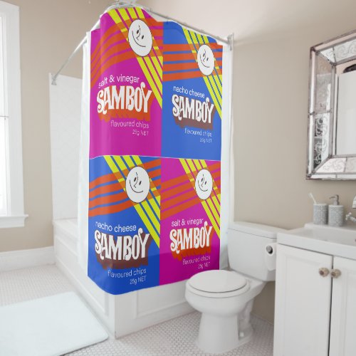Samboy Flavor Fresh Shower Curtain