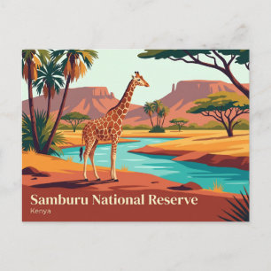 Samburu National Reserve Kenya Postcard