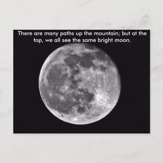 Same Bright Moon Postcard (Front)