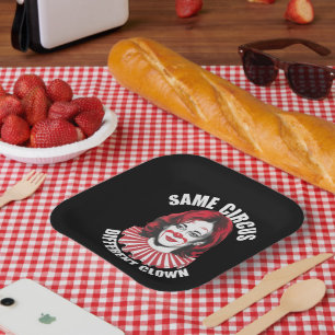Same Circus Different Clown Anti Kamala 2024 Paper Plates