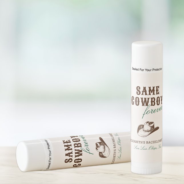 Same Cowboy Forever Bachelorette Weekend Lip Balm (Creator Uploaded)