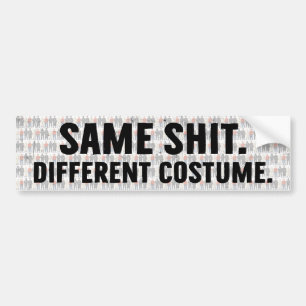 Same Different Costume Bumper Sticker