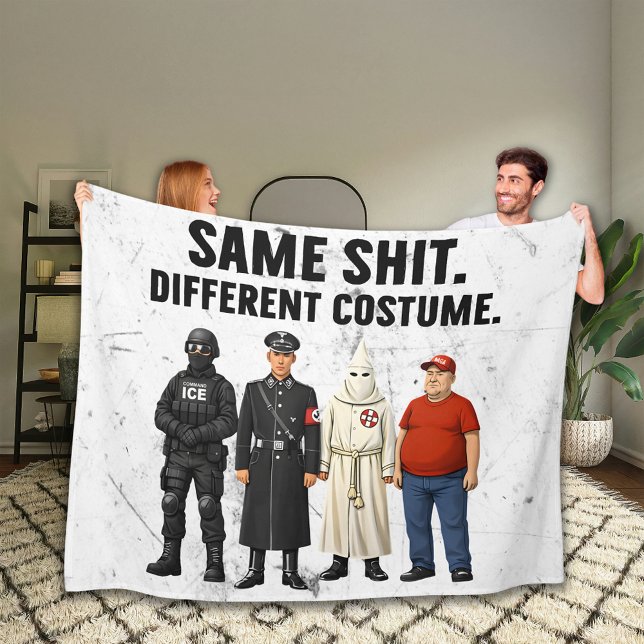 Same Different Costume Fleece Blanket (Creator Uploaded)