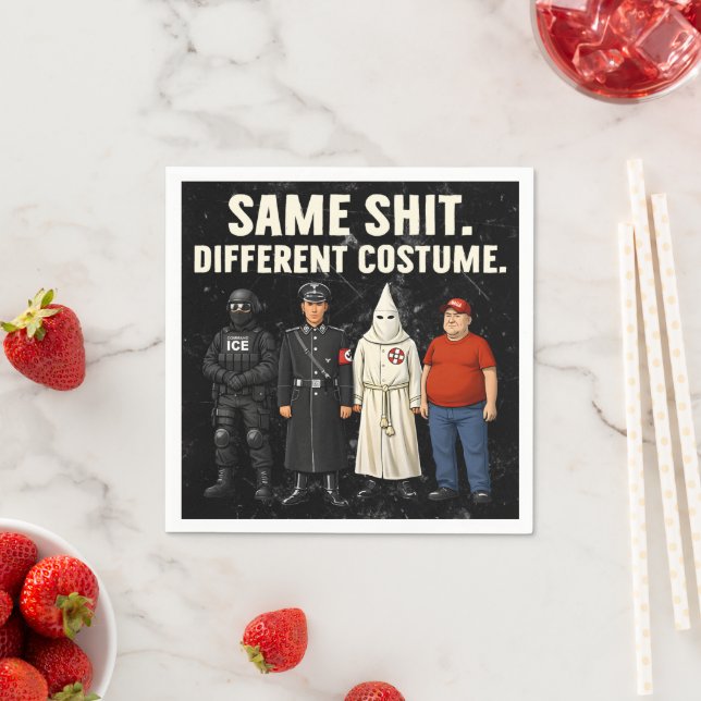 Same Different Costume Napkins (Insitu)