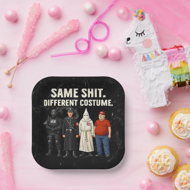 Same Different Costume Paper Plates (Party)