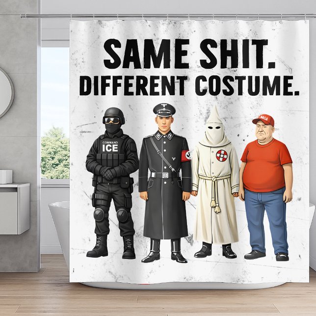 Same Different Costume Shower Curtain (Creator Uploaded)