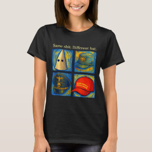 Same Different Hat Funny Van Gogh Litical Humor Jo T-Shirt