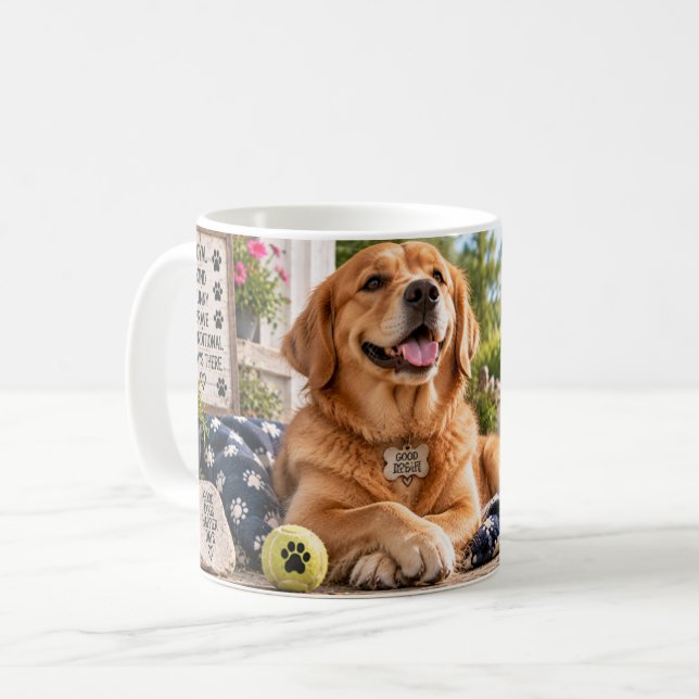 Same Dog Better Day Happier Me Mug (Front Left)