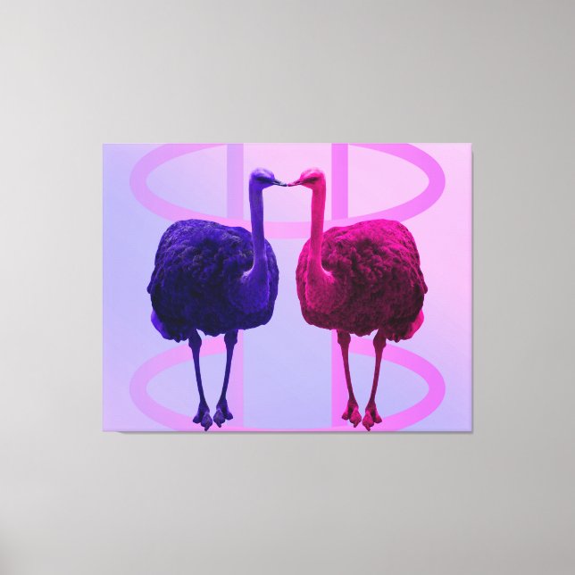 Same Faces Different Colors Canvas Art (Front)