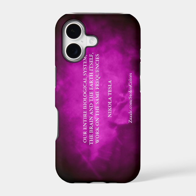 SAME FREQUENCIES - NIKOLA TESLA IPHONE CASE (Back)