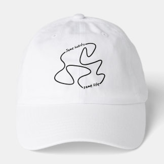 Same Habits, Same Life Minimalist Motivation Hat