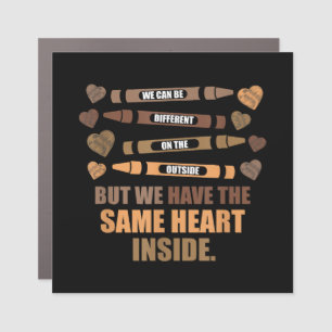 Same Heart Black History Month African American Car Magnet