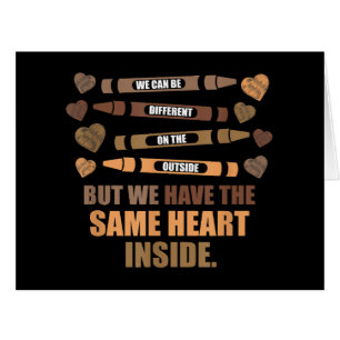 Same Heart Black History Month African American Cards