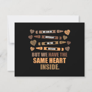 Same Heart Black History Month African American Invitation