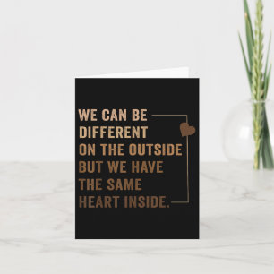 Same Heart Black History Month African American Ki Card